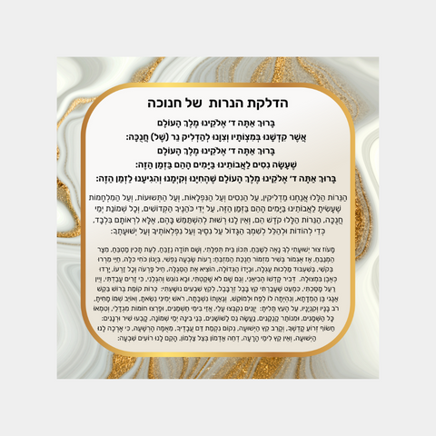 Chanuka Brachos Block