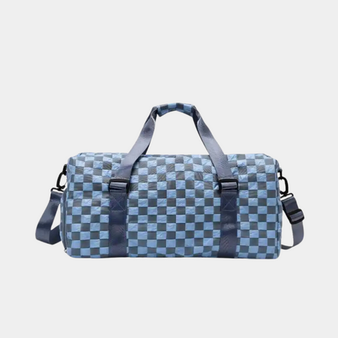 Checkered Duffel Bag