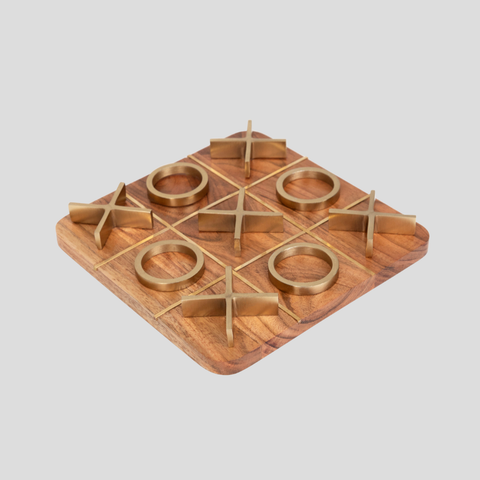 Wood & Metal Tic Tac Toe Game Bulk Buy
