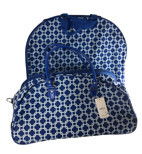 Royal Blue Wheelie & Garment Bag