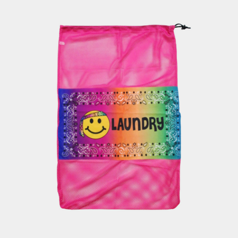Smiley Face Laundry Bag